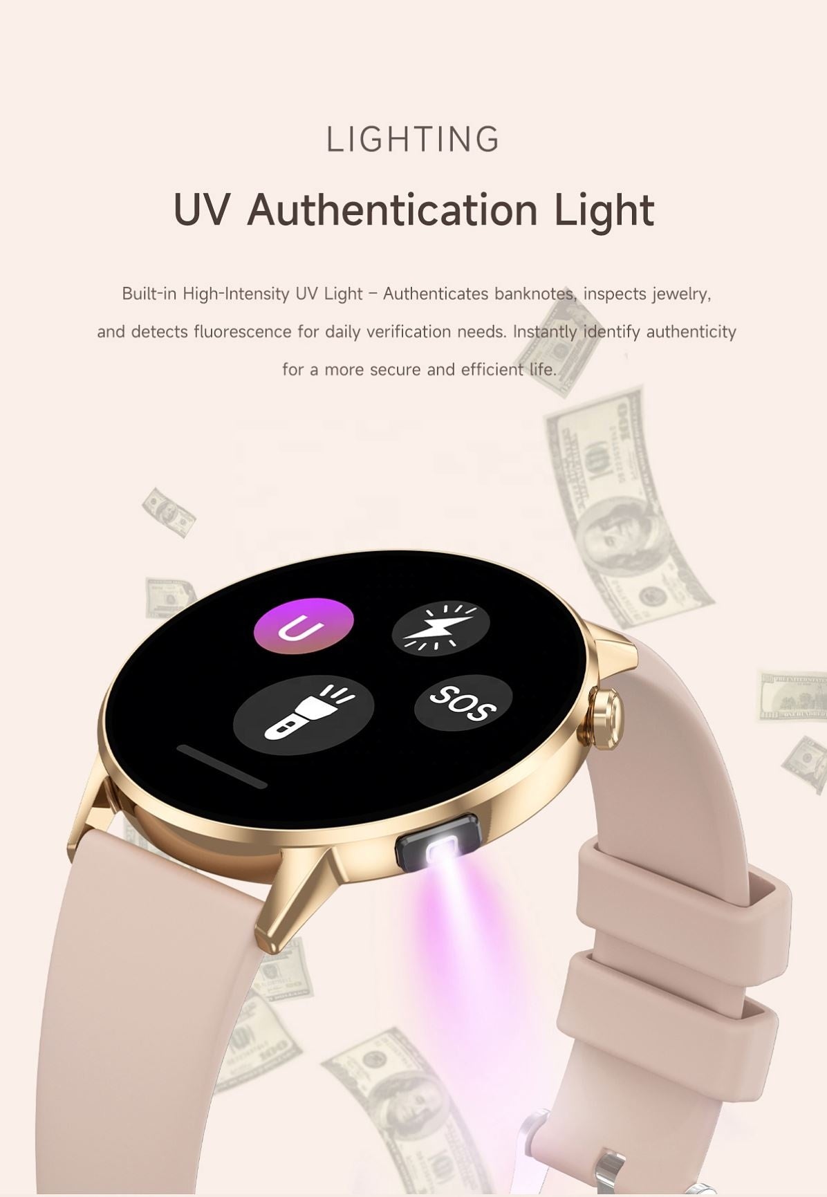 Dodobit DT08 Smartwatch AMOLED Screen