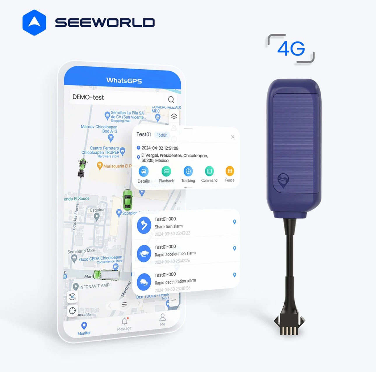 R12L - 4G GPS Tracker with Remote Fuel Cut-off