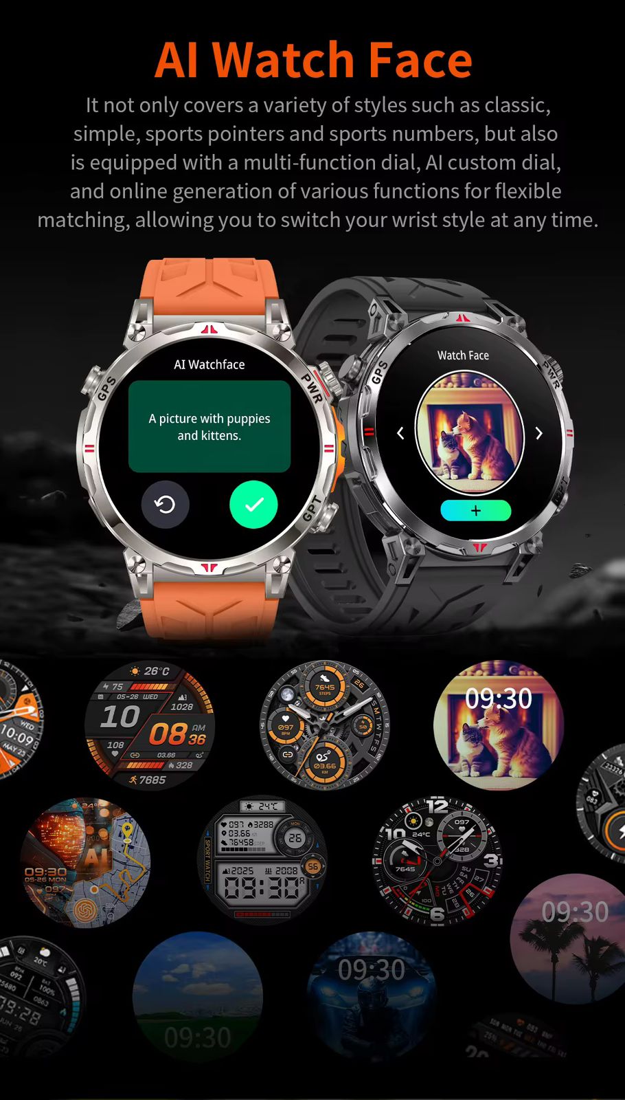 2025 KC93 Men’s GPS Smart Watch