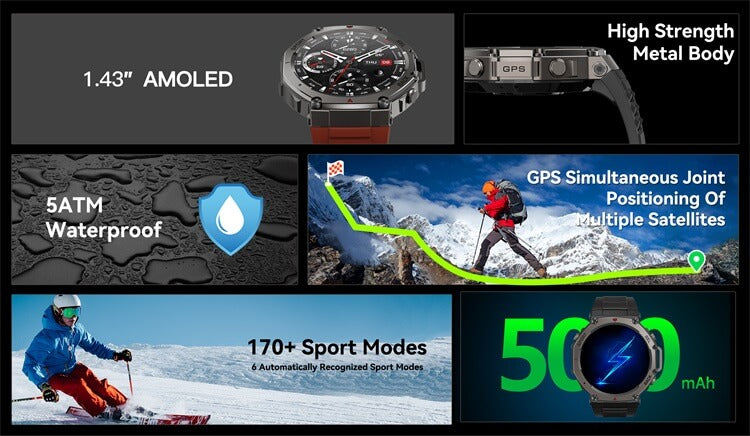 DM58 Outdoor GPS Smartwatch
