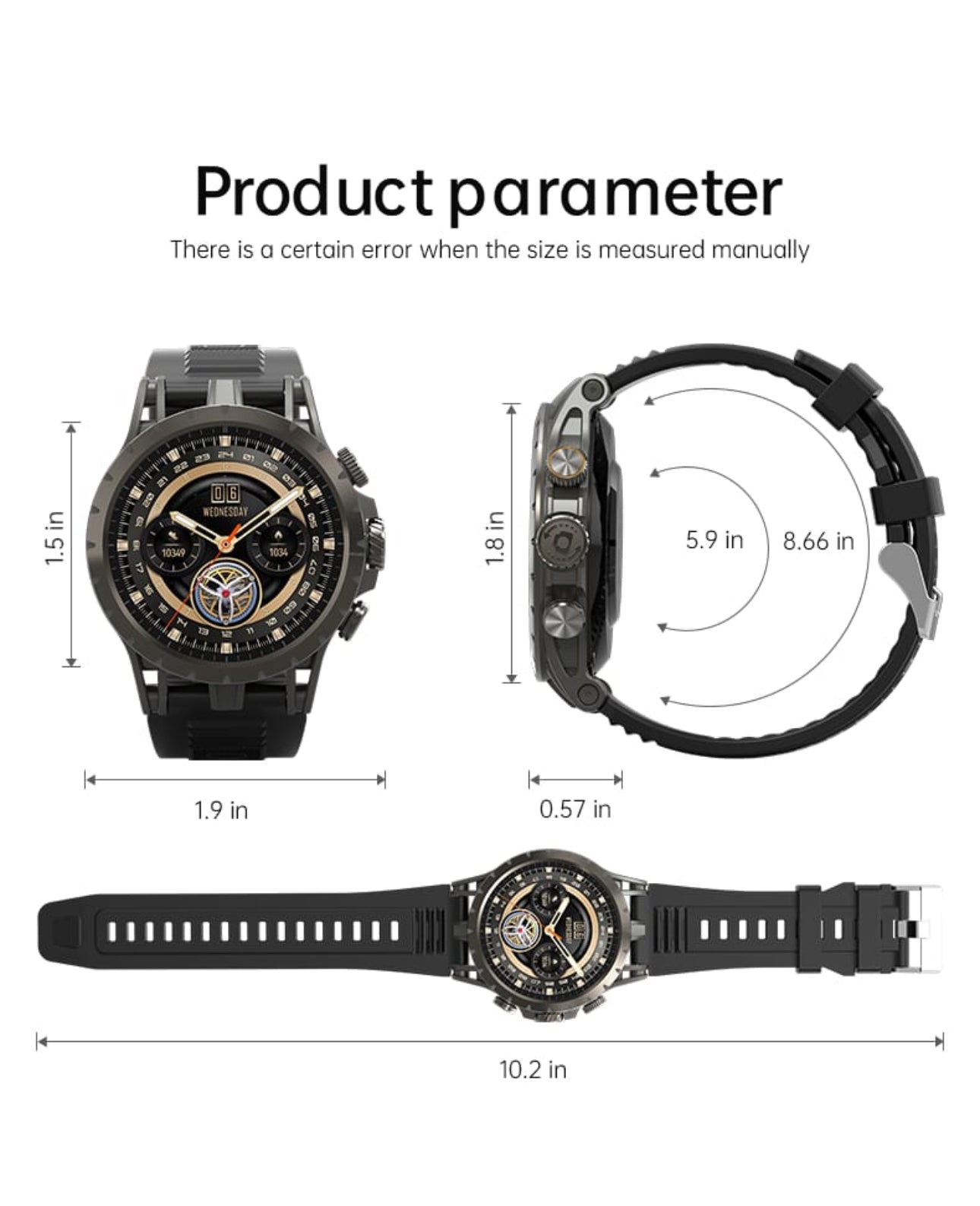 Q-85 Smart Watch 4G LTE - Allin1