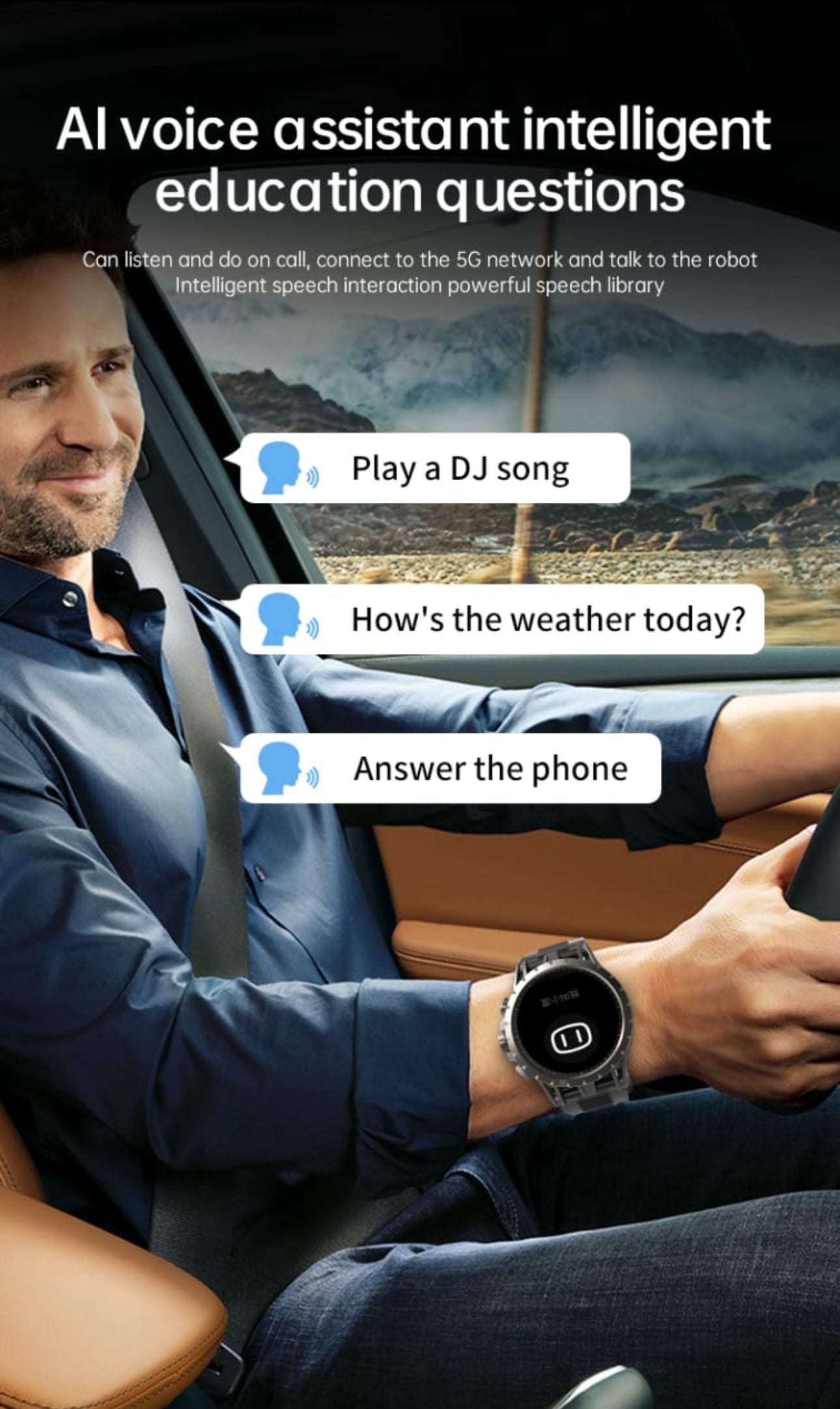 Q-85 Smart Watch 4G LTE - Allin1