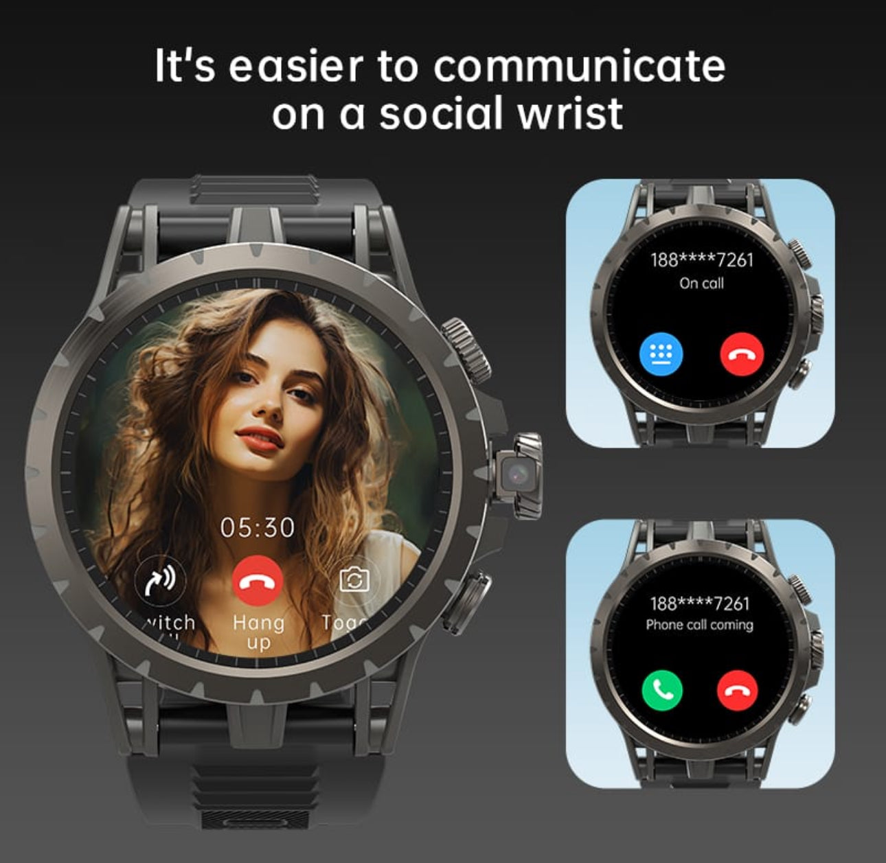 Q-85 Smart Watch 4G LTE - Allin1