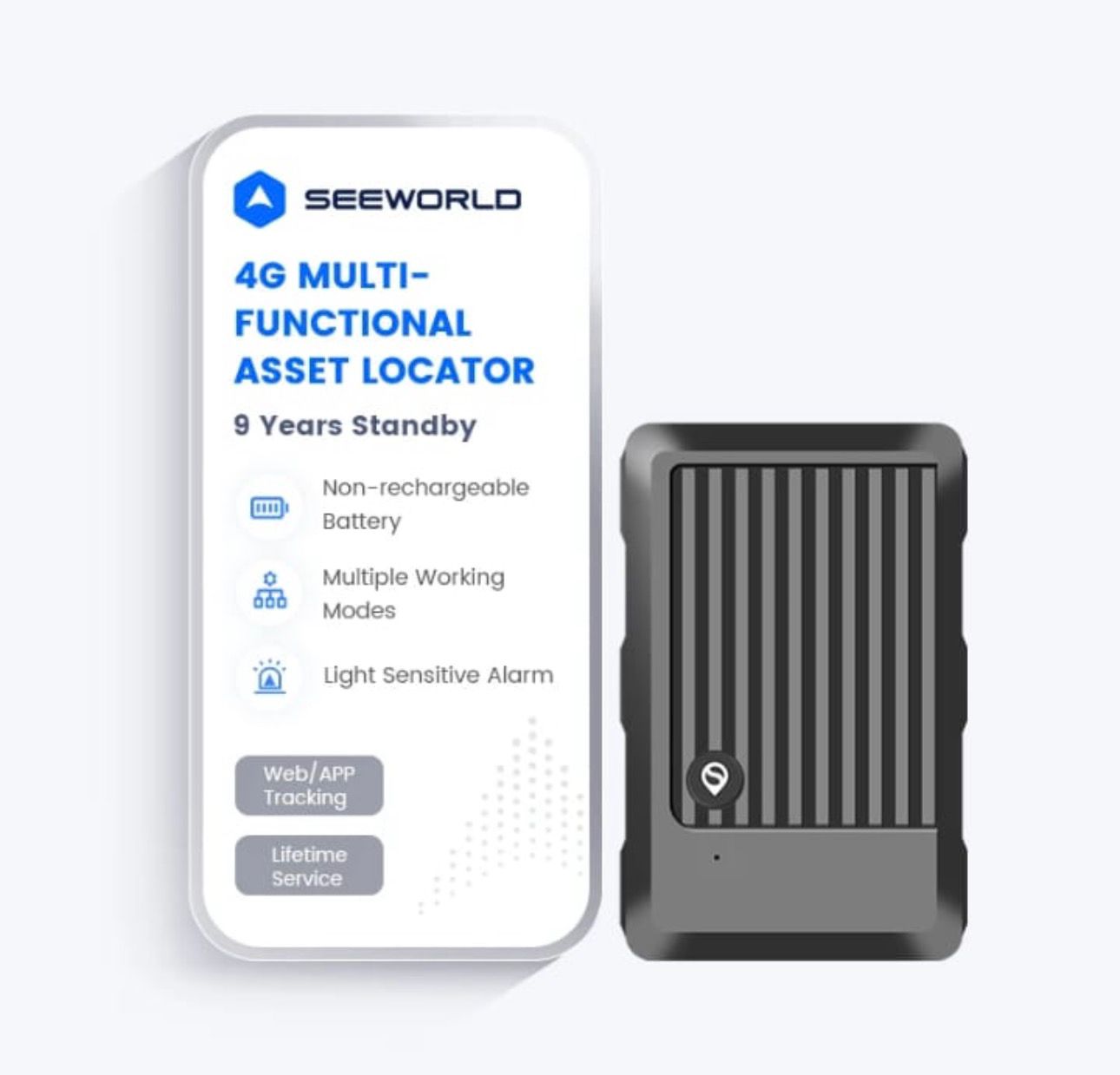 W18L-E | 4G Magnetic Asset Rechargeable Tracker